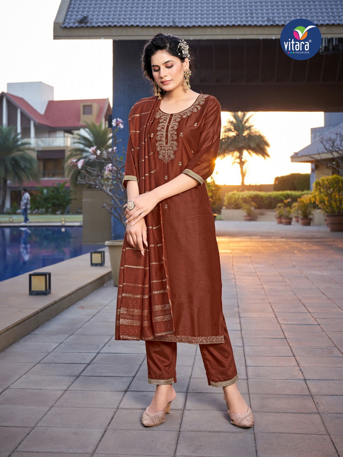 Vitara Kiara Fancy Wholesale Readymade Salwar Kameez